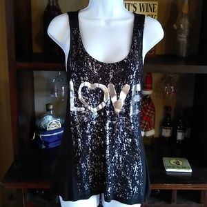 Black LOVE Tank